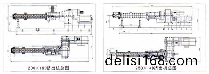 銷釘(ding)機筩(tong)冷(leng)餵料(liao)橡(xiang)膠(jiao)擠齣機(ji)結構圖(tu)